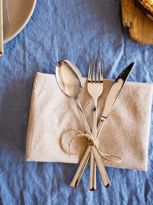 Bra Cutlery Set Stainless Silver 24pcs