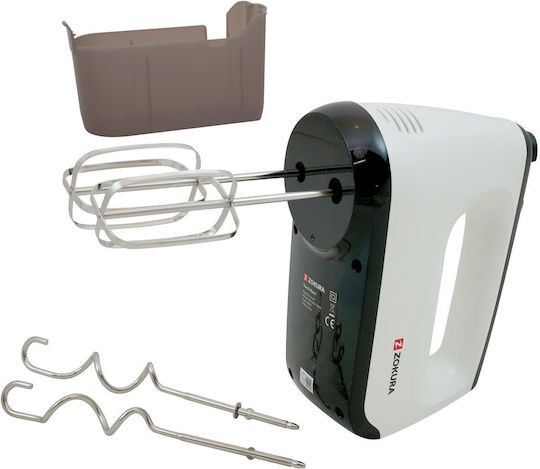 Zokura Z1247 Mixer with Plastic Container 400W White