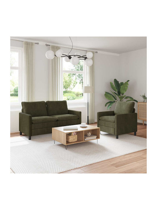 Living Room Furniture Set 2-Seater & Armchair