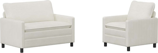 Living Room Furniture Set 2-Seater & Armchair