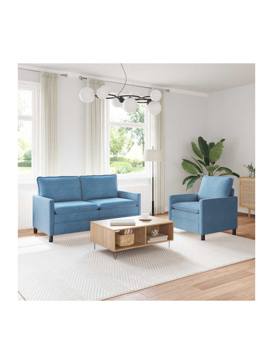 vidaXL Wohnzimmermöbel-Set 2-Sitzer & Sessel