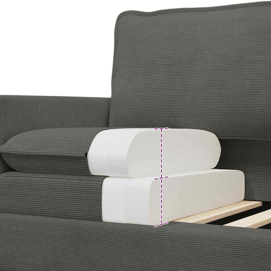 vidaXL Wohnzimmermöbel-Set 2-Sitzer & Sessel