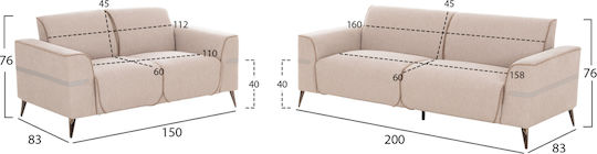 Set Salon Ferin 3 Locuri & 2 Locuri
