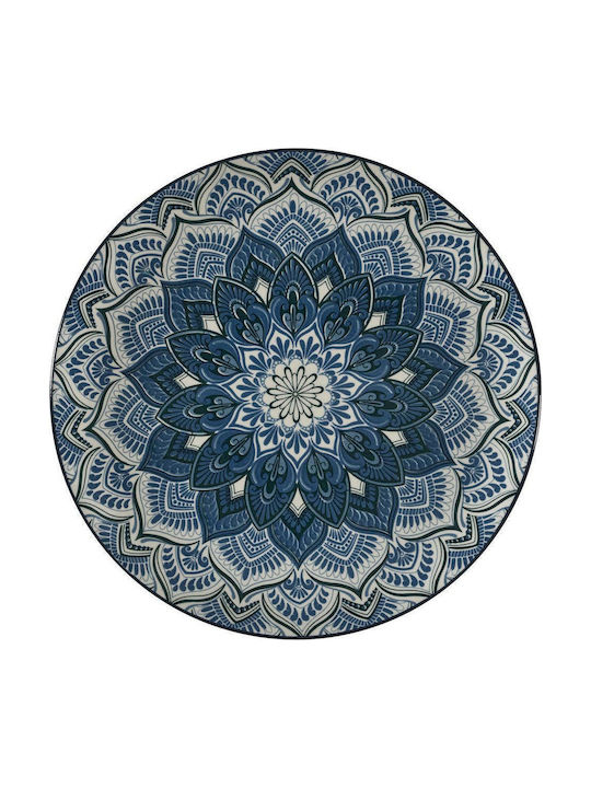 HowHomely Albastru Porțelan Set de Vase 12buc