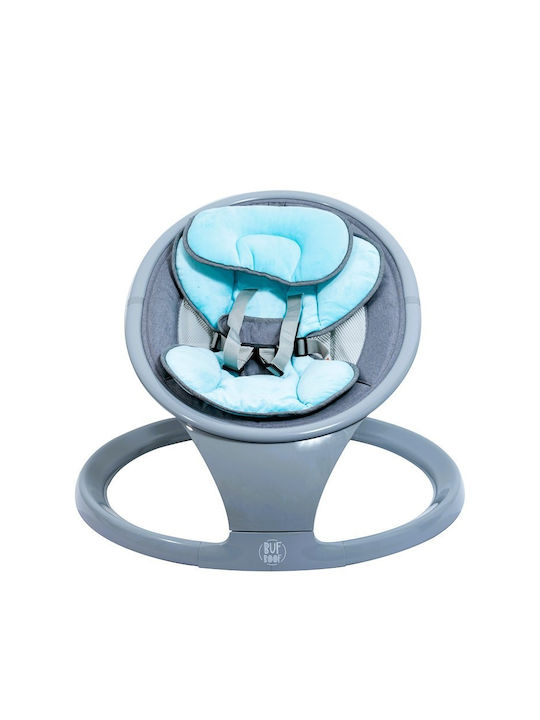 Buf Boof Relax Electric Balansoar Pentru Bebelusi Cu Muzica Albastru