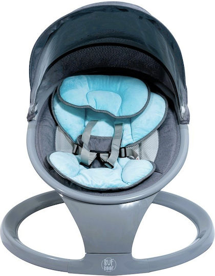 Buf Boof Relax Electric Balansoar Pentru Bebelusi Cu Muzica Albastru