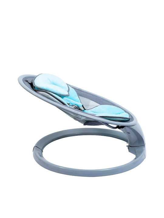 Buf Boof Relax Electric Balansoar Pentru Bebelusi Cu Muzica Albastru