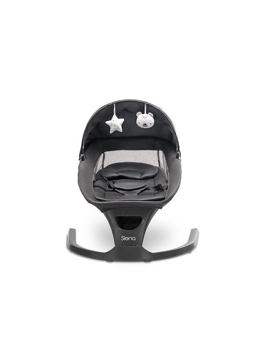 Lorelli Balansoar Electric Relax Bebe Leagăn Siena cu Muzică Negru