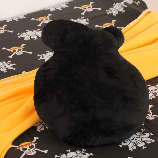 Herding Kids Round Throw Pillow One Piece - Gomu Gomu 45cm Blue