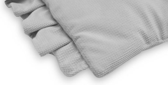 Sensillo Kinder Wurfkissen Grau 35x25cm