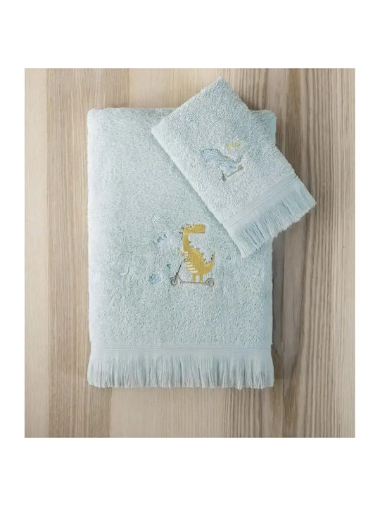 Nima Set De Prosoape Pentru Bebeluşi 2 Piese Albastre Greutate 400gr/m²