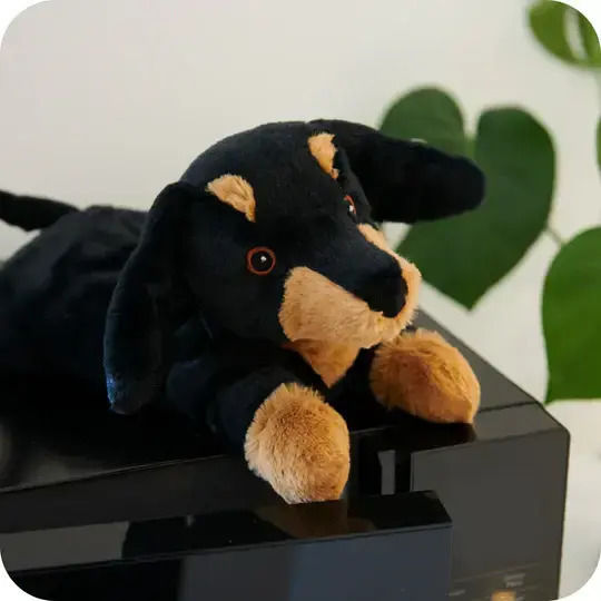 Warmies Кученце Dachshund Топлинна Торбичка За Топло/Студено С Натурални Семена