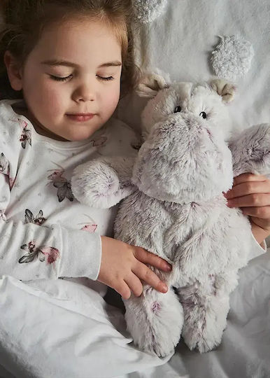 Warmies Warmies Marshmallow Hippo Mehrzweck Thermophor mit natürlichen Samen