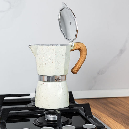 Bohmann Μπρίκι Espresso Ασημί