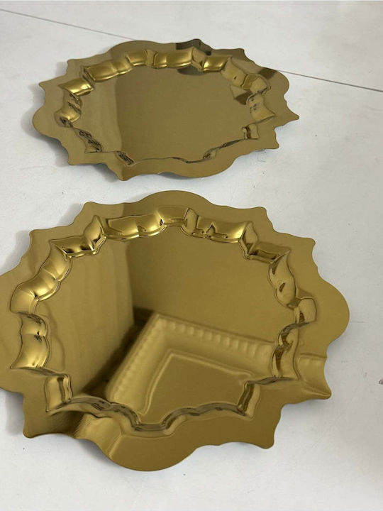SteweHome Stainless Steel Serving Tray 24x24cm 2 Pieces