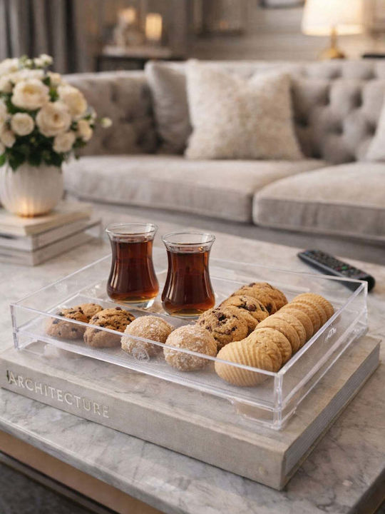 SteweHome Plastic Serving Tray 22x32x32cm