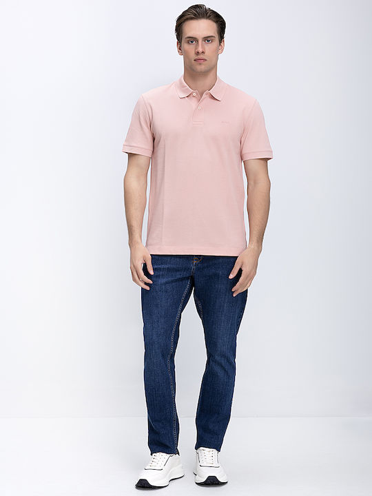 Boss Pallas Polo Μπλούζα Ροζ Ανοιχτό
