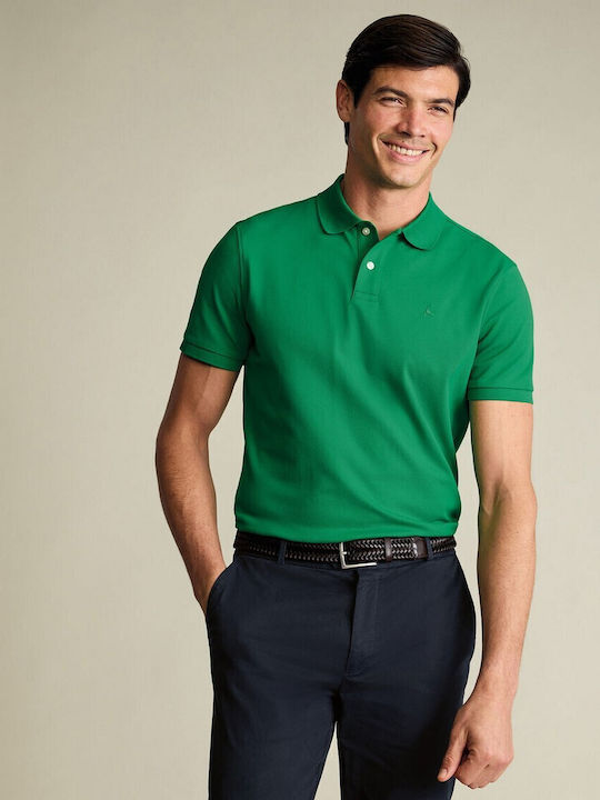 Charles Tyrwhitt Polo Herrenblusen Grün
