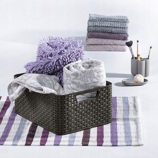 Curver Καλάθι Αποθήκευσης Rattan Καφέ 18lt