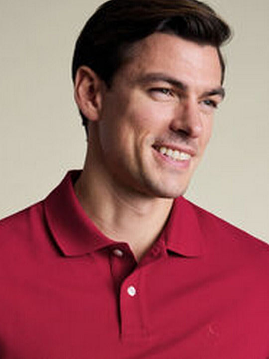 Charles Tyrwhitt Polo Herrenblusen Rot