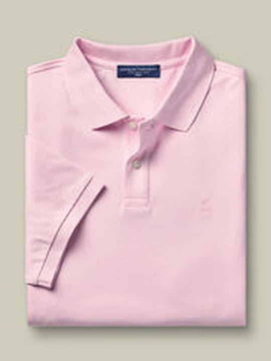 Polo Herrenbluse Rosa Helllicht