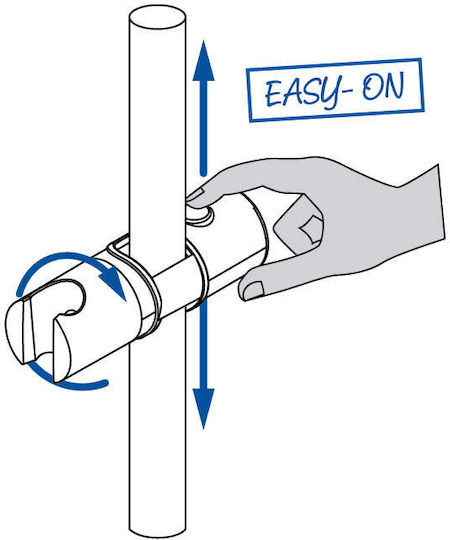 Deante Βαση Ντουζιερας Ραβδο Fi 22 23 24 Mm Easy On Deante Βαση Ντουζιερας Ραβδο Fi 22 23 24 Mm Easy On