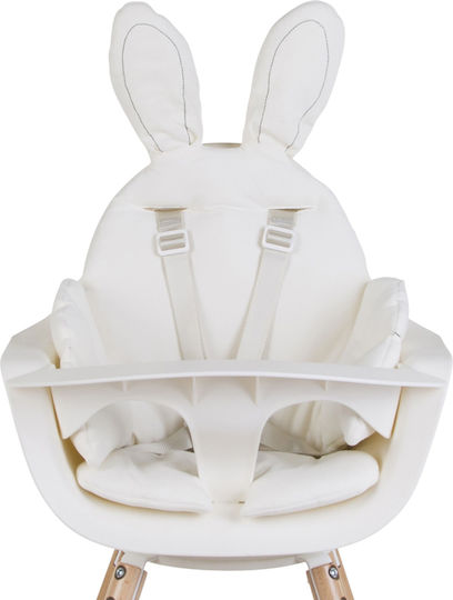 Childhome Κάλυμμα για Καρεκλάκι Φαγητού Rabbit White
