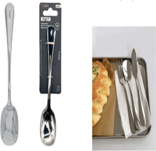 Tpster Γλυκού/Παγωτού Ανοξείδωτα Ασημί 14.4cm 33007 6τμχ