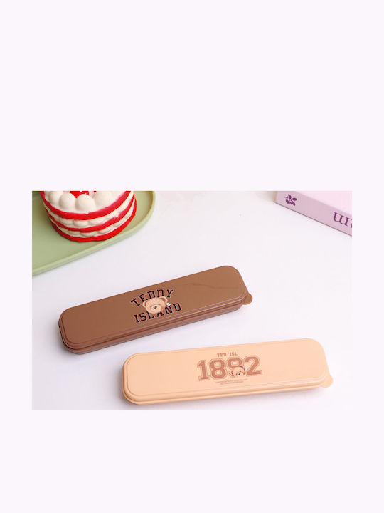 Brown Stainless Steel Spoon