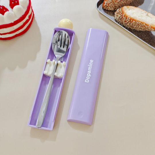 Stainless Steel Purple Spoons 6936602094878-1