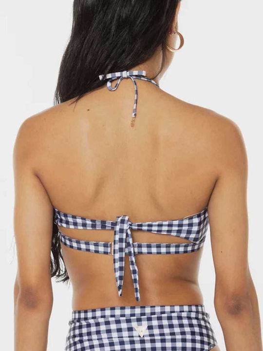 Guess Top De Bikini Albastru