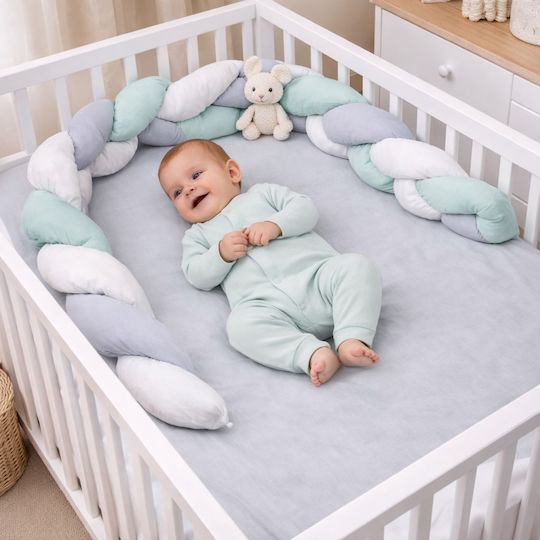 Kamtex Baby Πάντα Πλεξούδα Εσωτερική Βεραμάν 20x220cm Kamtex Baby Πάντα Πλεξούδα Εσωτερική Βεραμάν 20x220cm