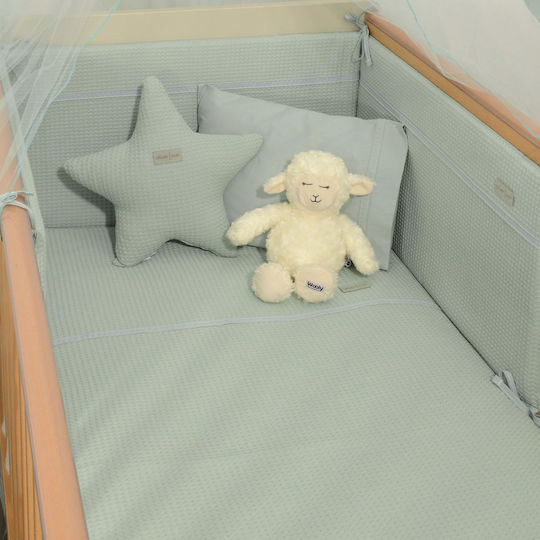 Baby Oliver Crib Bumpers Classic Inside Mint 34cm