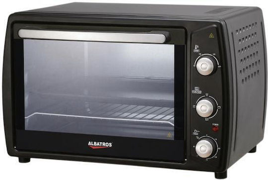 Albatros Ηλεκτρικό Φουρνάκι 45lt Χωρίς Εστίες με Αέρα Μαύρο