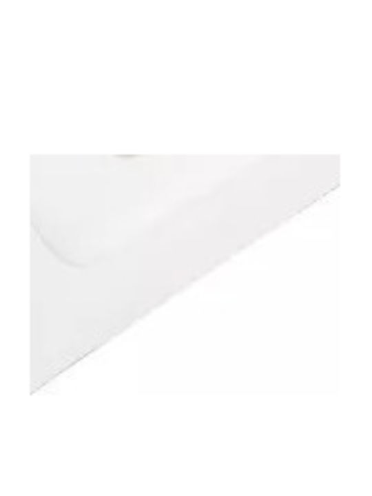 Kikka Boo Soft Changing Pad Airknit made of Fabric White 45x70cm