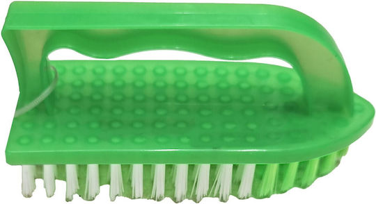 81-172 Plastic Cleaning Brush with Handle Green 13x6cm