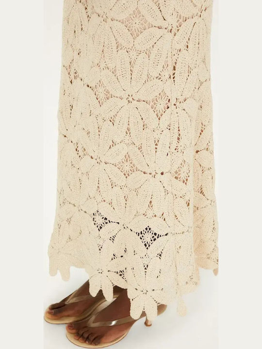 Лятна Maxi Рокля Off White
