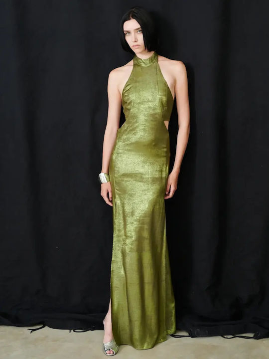 Maxi Evening Dress Olive