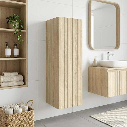 vidaXL Ντουλάπι Μπάνιου 33x34.5x60cm Sonoma