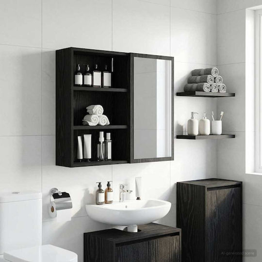 vidaXL Dulap De Baie 40x16x62,5cm Stejar
