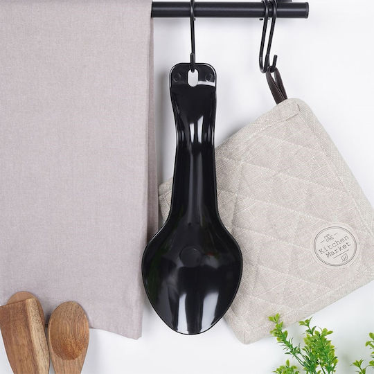 Vilde Tief Servierlöffel Suppe Kunststoff Schwarze 29cm