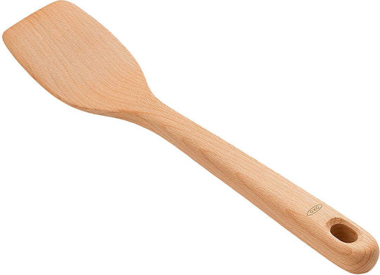 OXO Ρηχή Κουτάλα Κουζίνας Ξύλινη Μπεζ 35.56cm