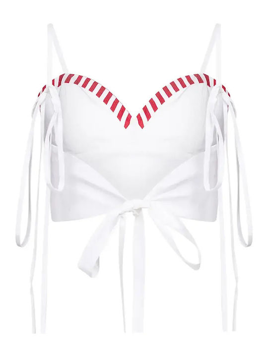 Damen Crop Top Weiß
