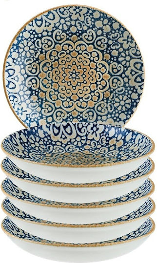 Bonna Alambra Gourmet Σαλατιέρα από Πορσελάνη Πολύχρωμη 25x25cm