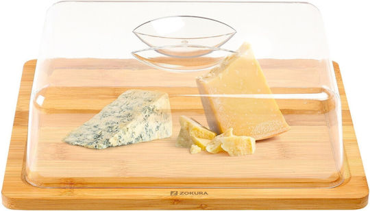 Zokura Plastic Cheese Serving Platter 24x19x7cm