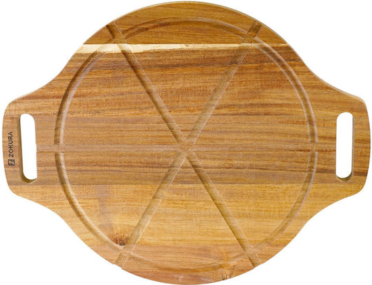Zokura Plăci De Servire Pentru Pizza Din Lemn 42x33x2cm