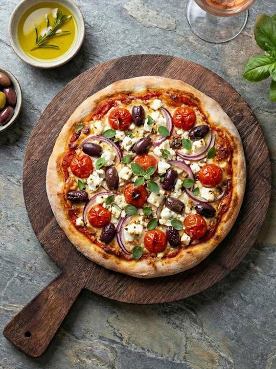 Espiel Serving Platter Pizza Wooden 45x33x1.6cm