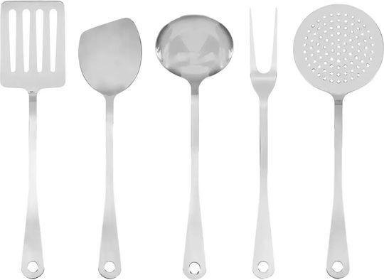 Alessi Set Oțel inoxidabil de Servire 5buc Gri