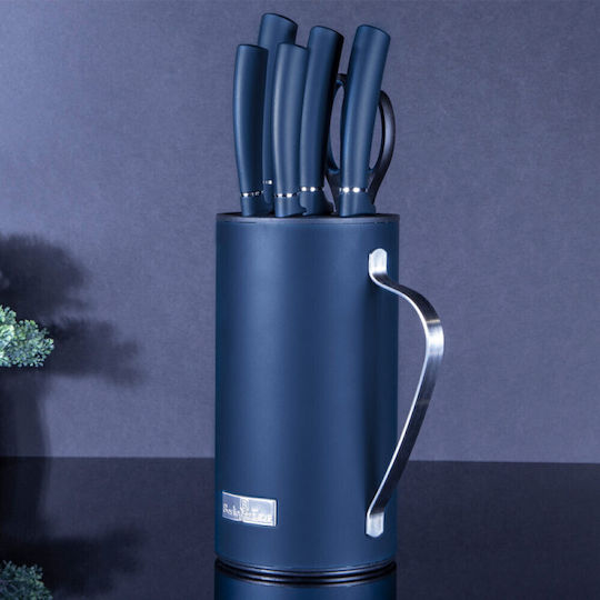Berlinger Haus Inox Cooking Utensil Set with Base Black Aquamarine Edition 7pcs