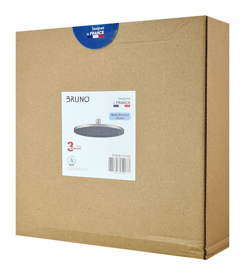 Bruno Round Showerhead 25.5cm